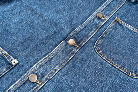 Iconic Work Jacket dead-stock DENIM [stone-washed]