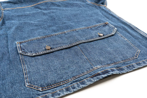 Iconic Work Jacket dead-stock DENIM [stone-washed]