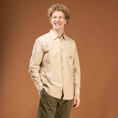 Work shirt KHAKI 100% cotone Oxford
