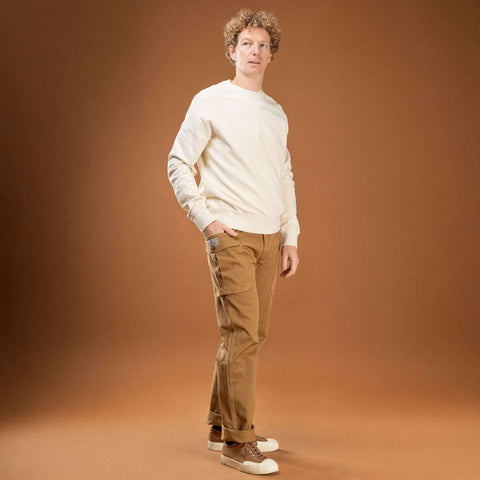 Cargo Trousers TABACCO 100% cotone HBT