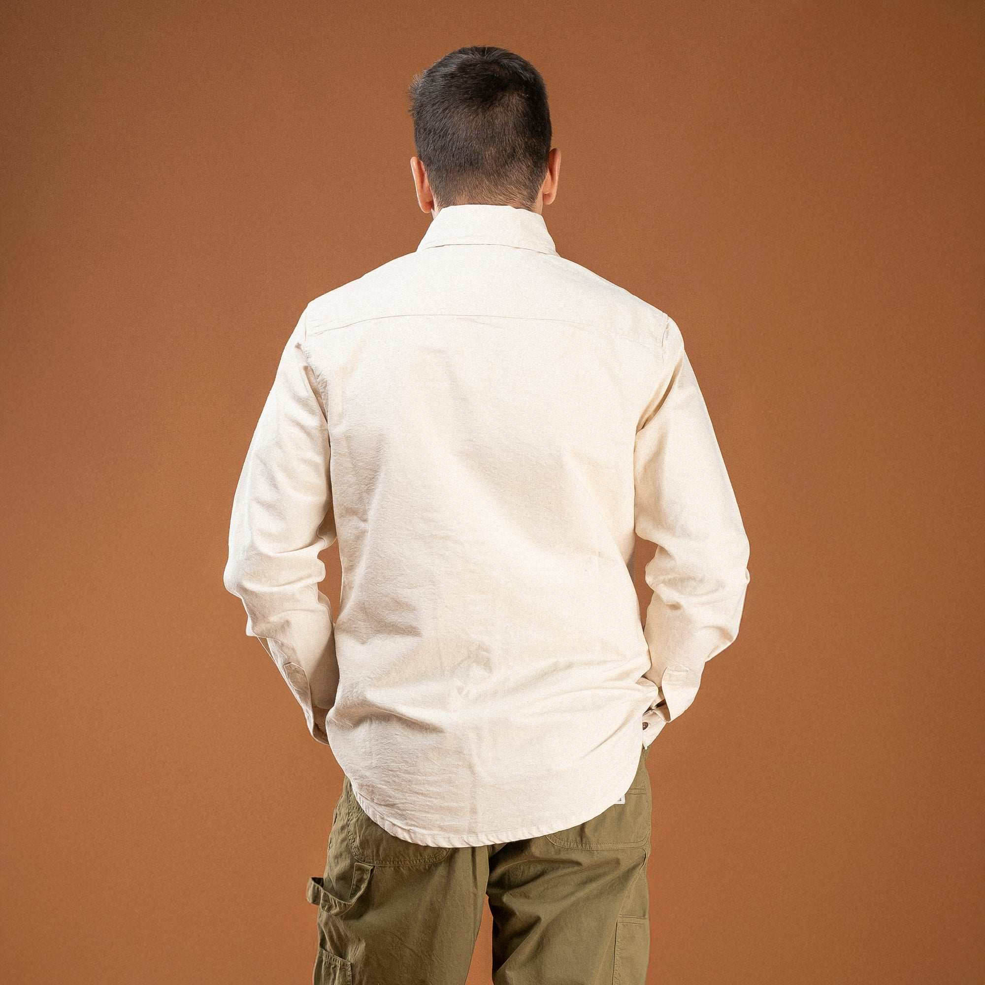 Meccanico Trousers OLIVE 100% cotone piuma