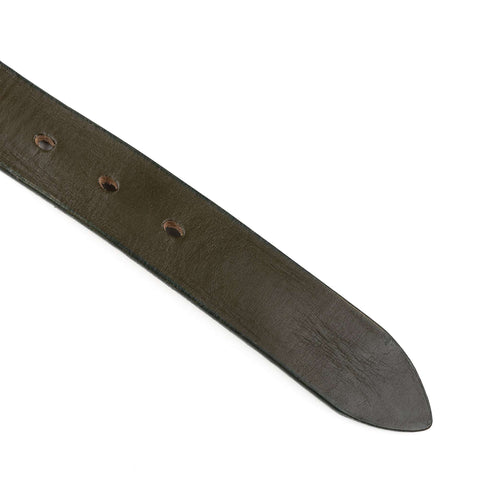 Alberto Luti x The Quartermaster Western Belt GRIGIOVERDE