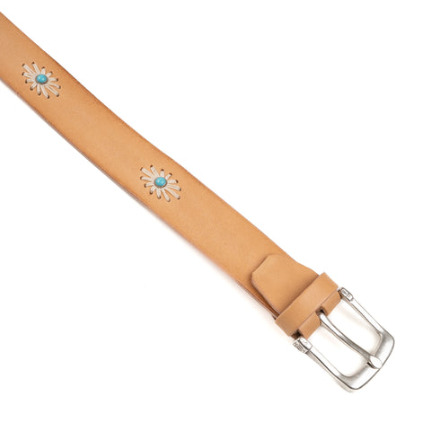 Alberto Luti x The Quartermaster Western Belt NATURAL
