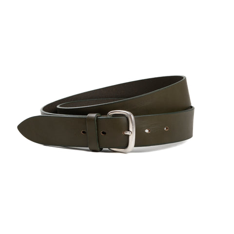 Alberto Luti x The Quartermaster Classic Belt GRIGIOVERDE