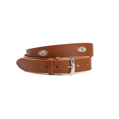 Alberto Luti x The Quartermaster Western Belt CUOIO