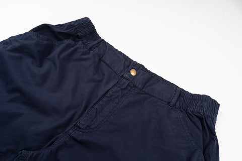 Meccanico Trousers NAVY 100% cotone piuma