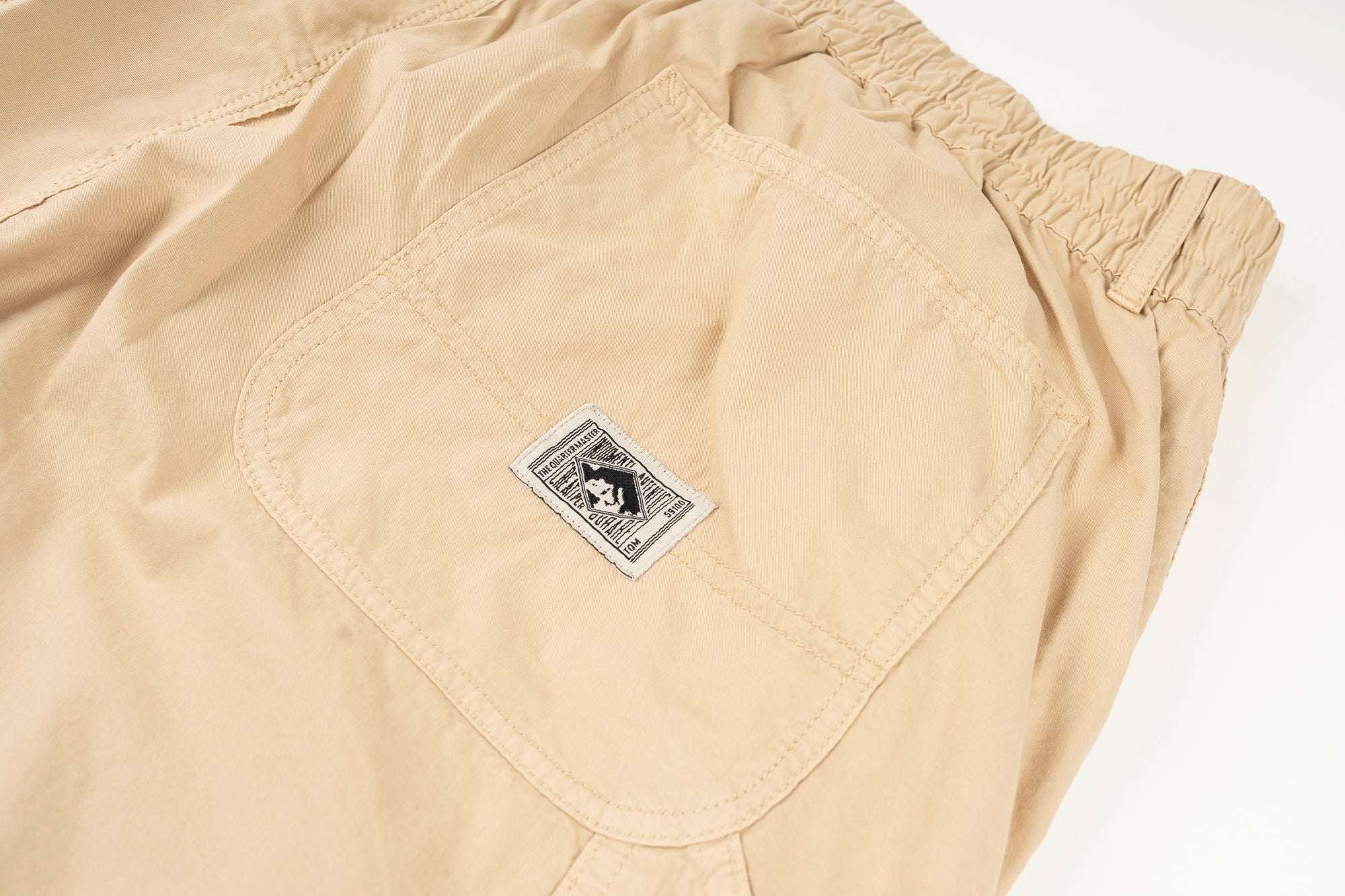Meccanico Trousers KHAKI 100% cotone piuma