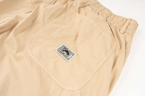 Meccanico Trousers KHAKI 100% cotone piuma