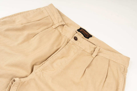 French Chino KHAKI 100% cotone HBT