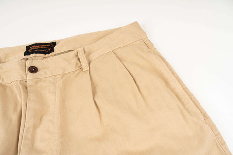 French Chino KHAKI 100% cotone HBT