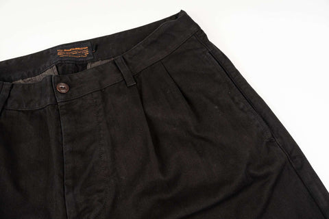 French Chino CHARCOAL 100% cotone HBT