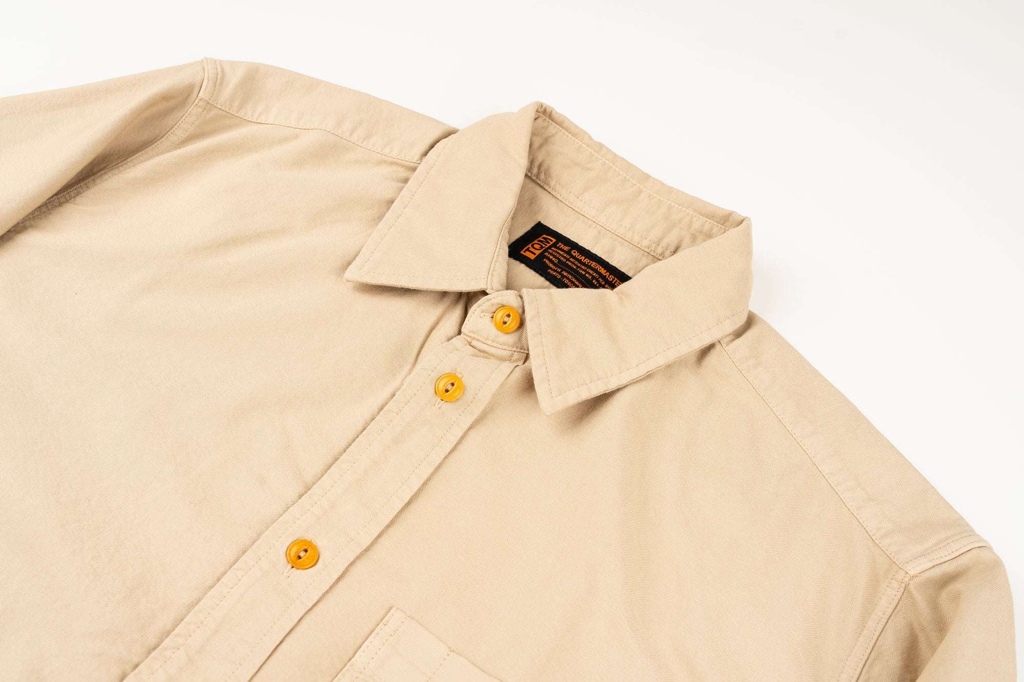 Work shirt KHAKI 100% cotone Oxford