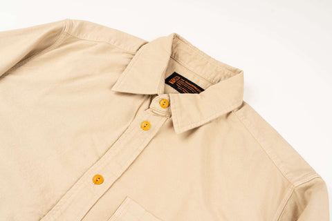Work shirt KHAKI 100% cotone Oxford