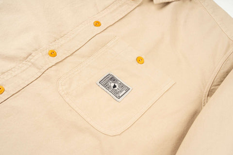 Work shirt KHAKI 100% cotone Oxford