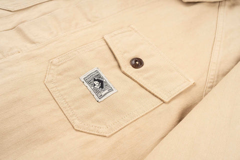 Italian Work Jacket 100% KHAKI cotone HBT
