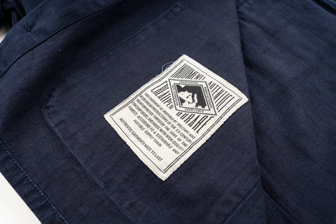 Iconic Work Jacket NAVY 100% cotone HBT