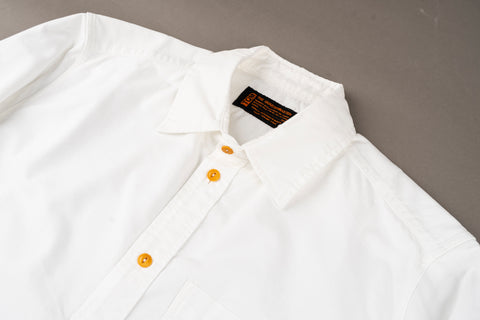 Work shirt WHITE 100% cotone Oxford