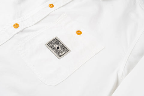Work shirt WHITE 100% cotone Oxford