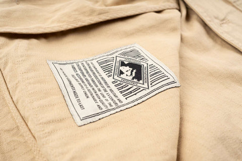 Fisherman vest KHAKI 100% cotone HBT