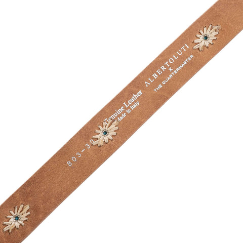 Alberto Luti x The Quartermaster Western Belt CUOIO