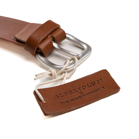Alberto Luti x The Quartermaster Classic Belt CUOIO