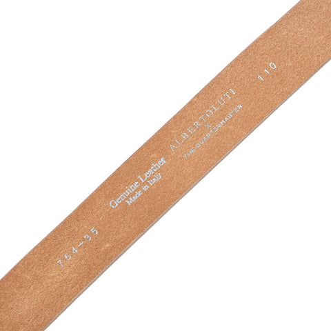 Alberto Luti x The Quartermaster Classic Belt NATURAL