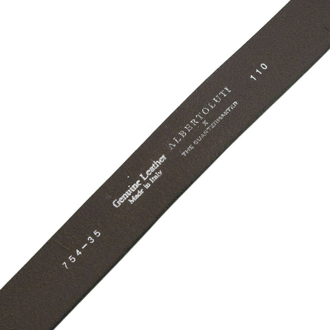 Alberto Luti x The Quartermaster Classic Belt GRIGIOVERDE