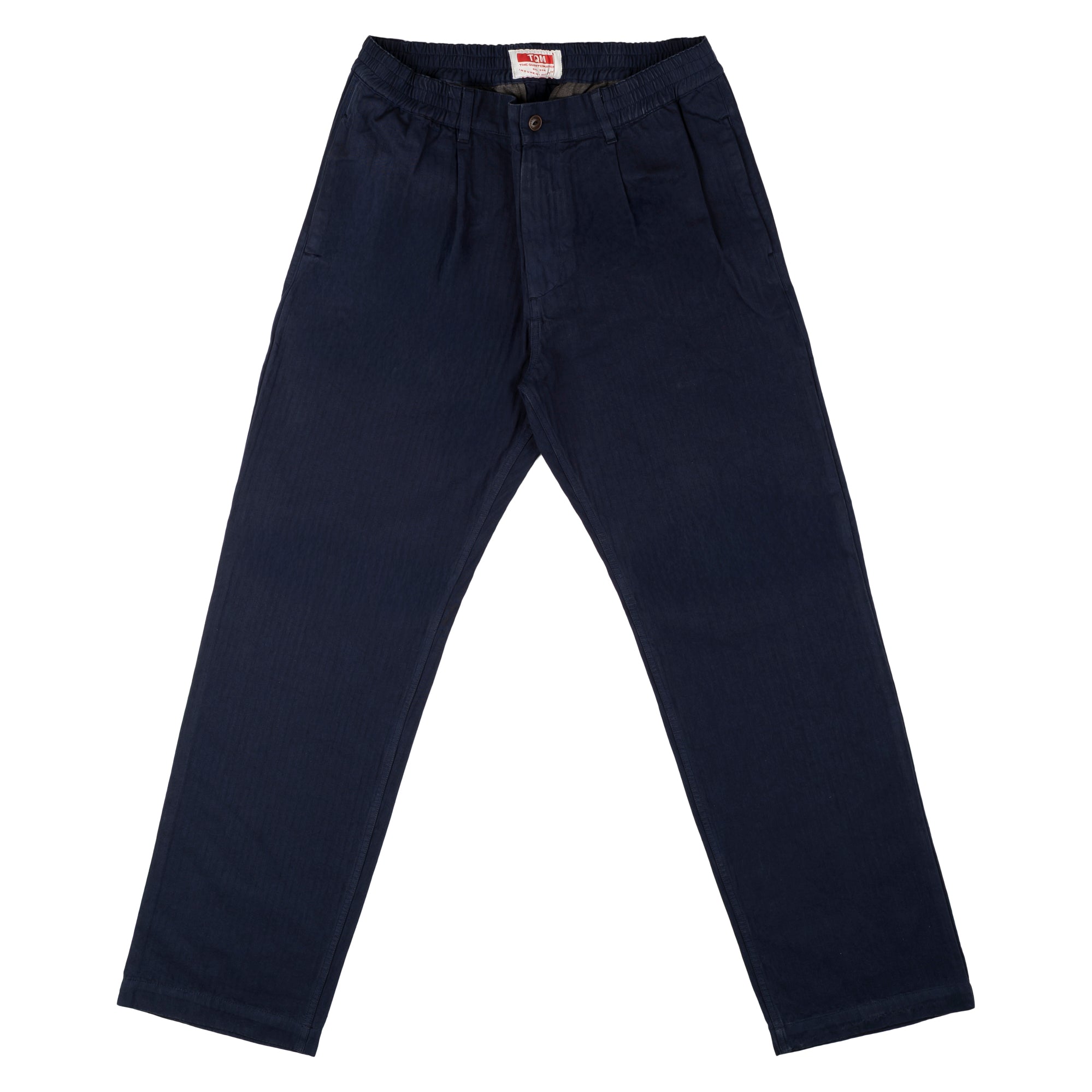 NEW French Chino elastico 100% Navy