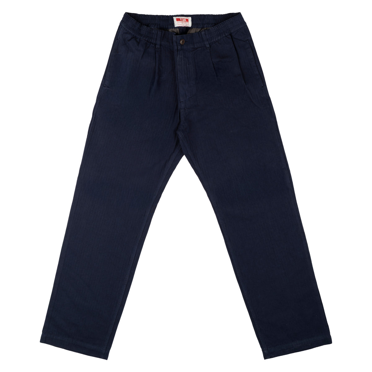 NEW French Chino elastico 100% Navy