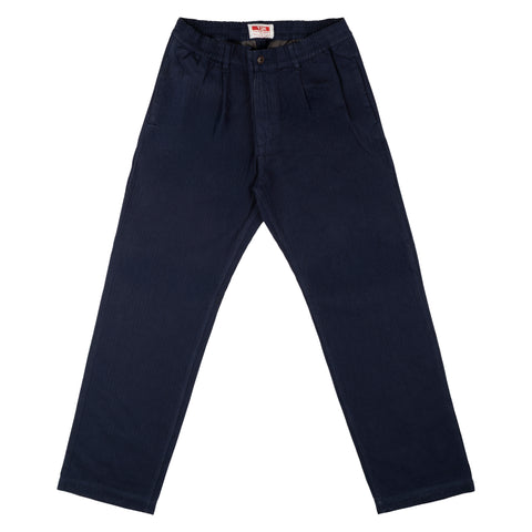 NEW French Chino elastico 100% Navy