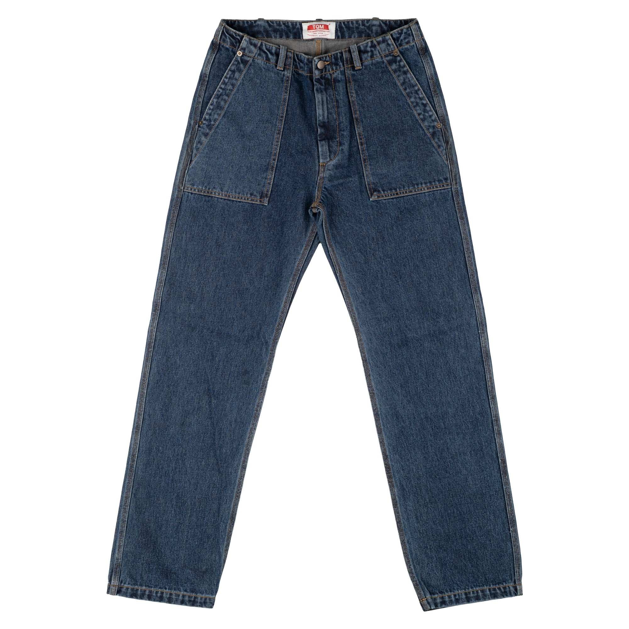 Fatigue Trousers dead-stock DENIM [stone-washed]