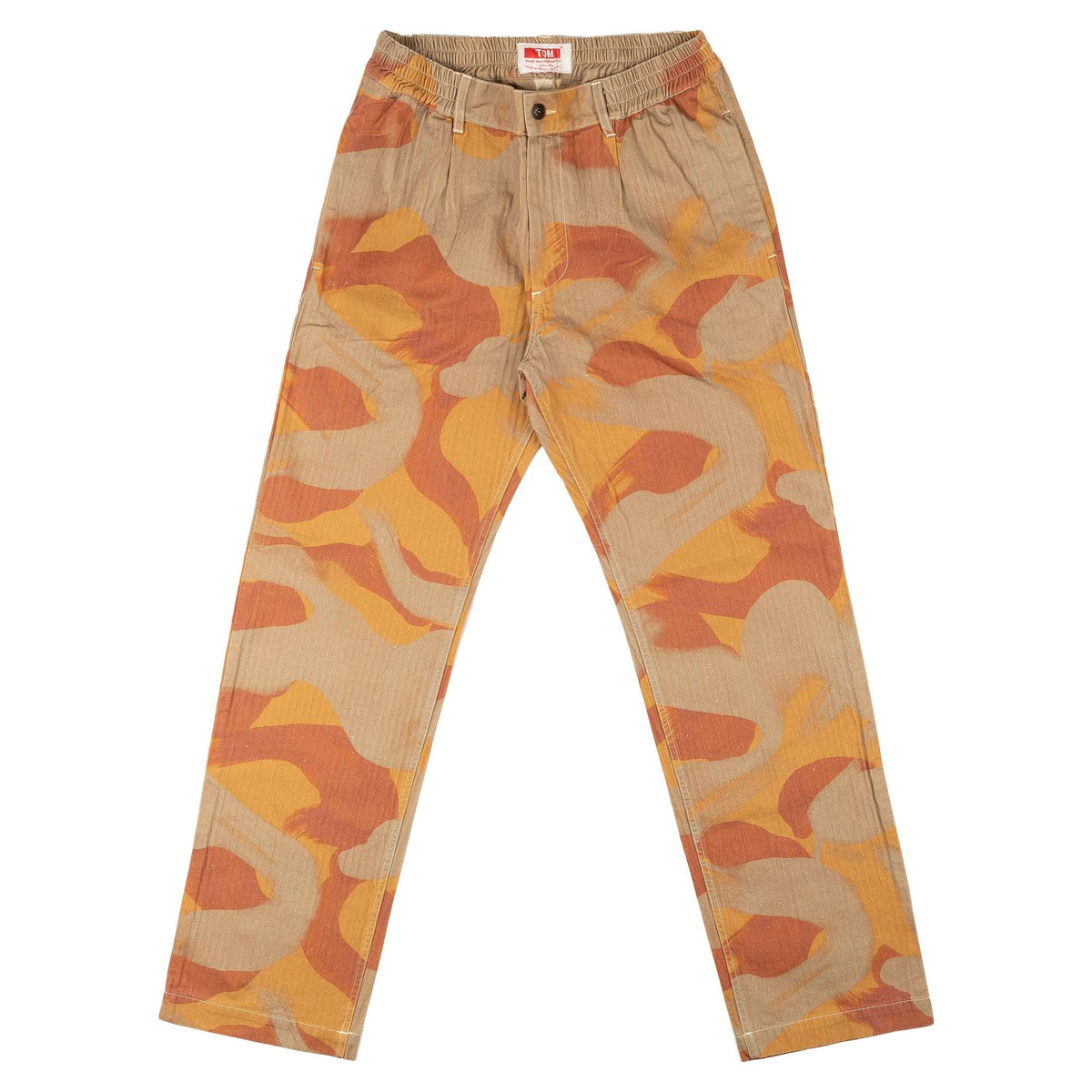 NEW French Chino elastico 100% cotone camo Brushstroke/M29