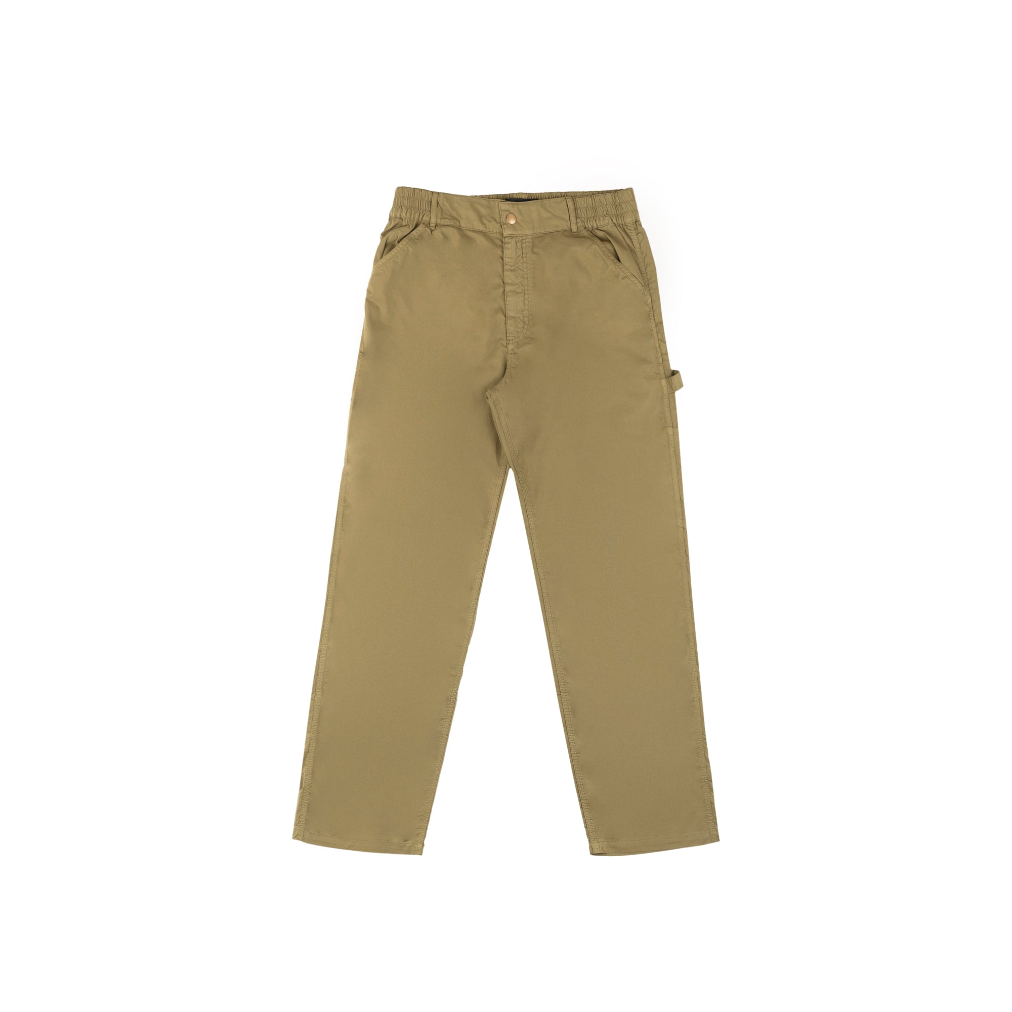 Meccanico Trousers OLIVE 100% cotone piuma