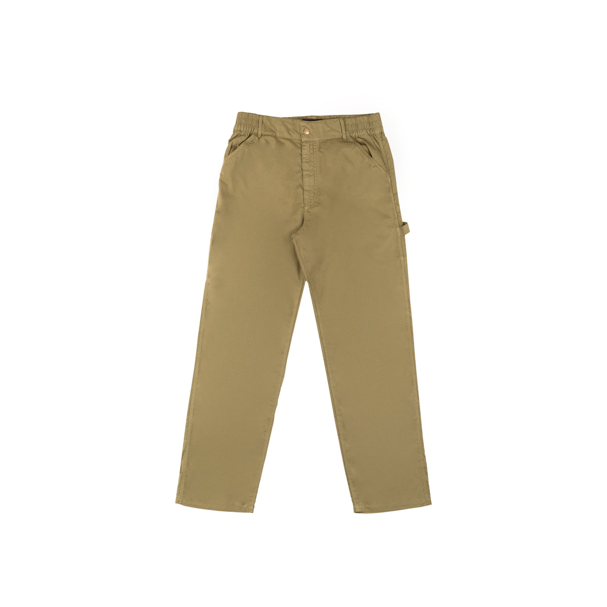 Meccanico Trousers OLIVE 100% cotone piuma