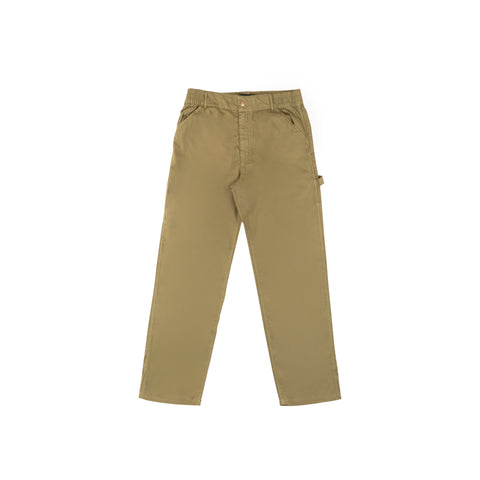 Meccanico Trousers OLIVE 100% cotone piuma