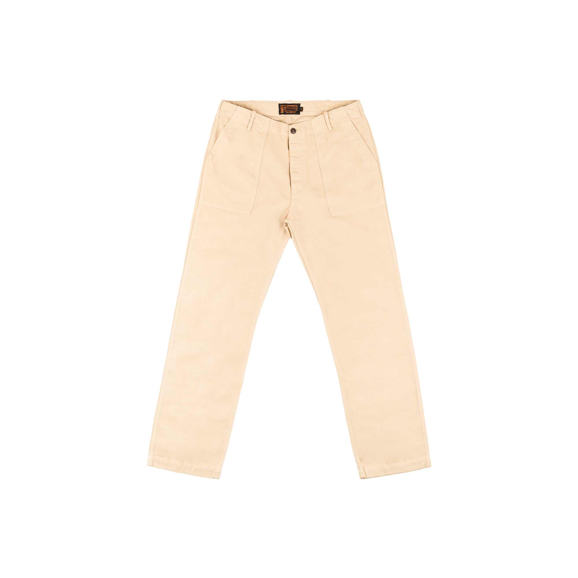Fatigue Trousers KHAKI 100% cotone sateen