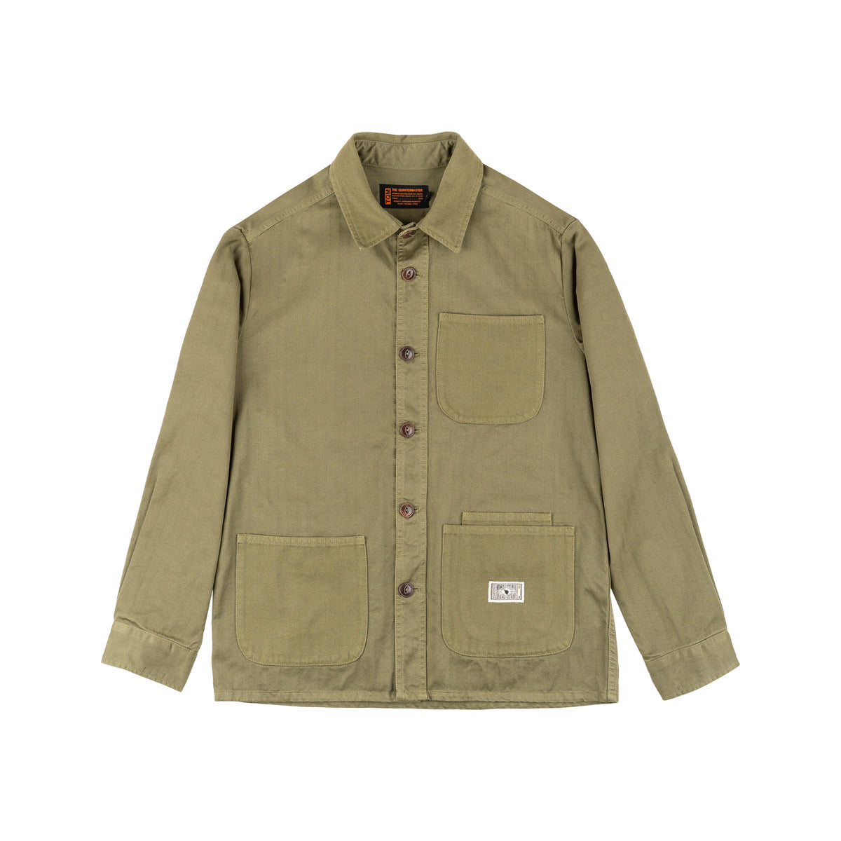 Iconic Work Jacket OLIVE 100% cotone HBT