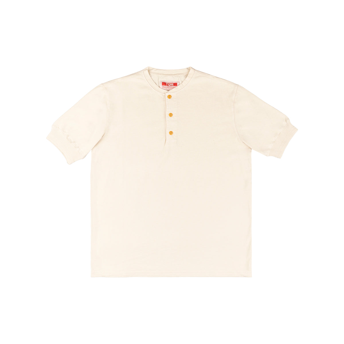 Henley NATURAL 100% cotone