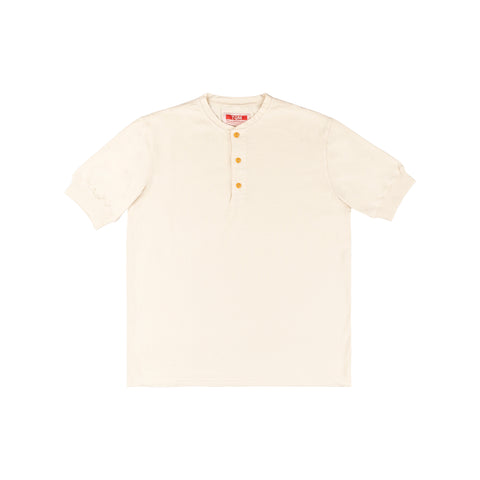 Henley NATURAL 100% cotone