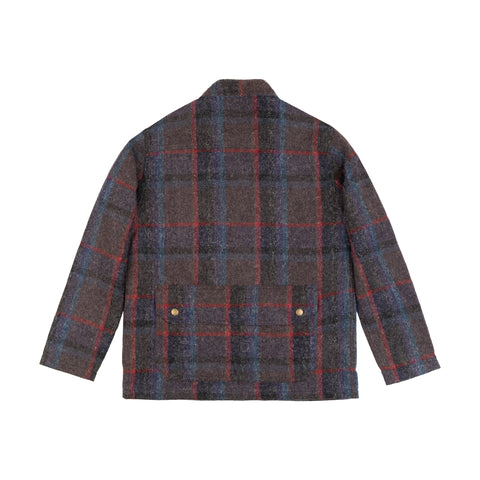 Autumn Jacket Checked Grey Mohair
