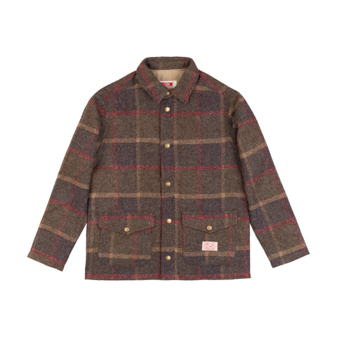 Autumn Jacket Checked Mohair Brown
