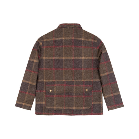 Autumn Jacket Checked Mohair Brown