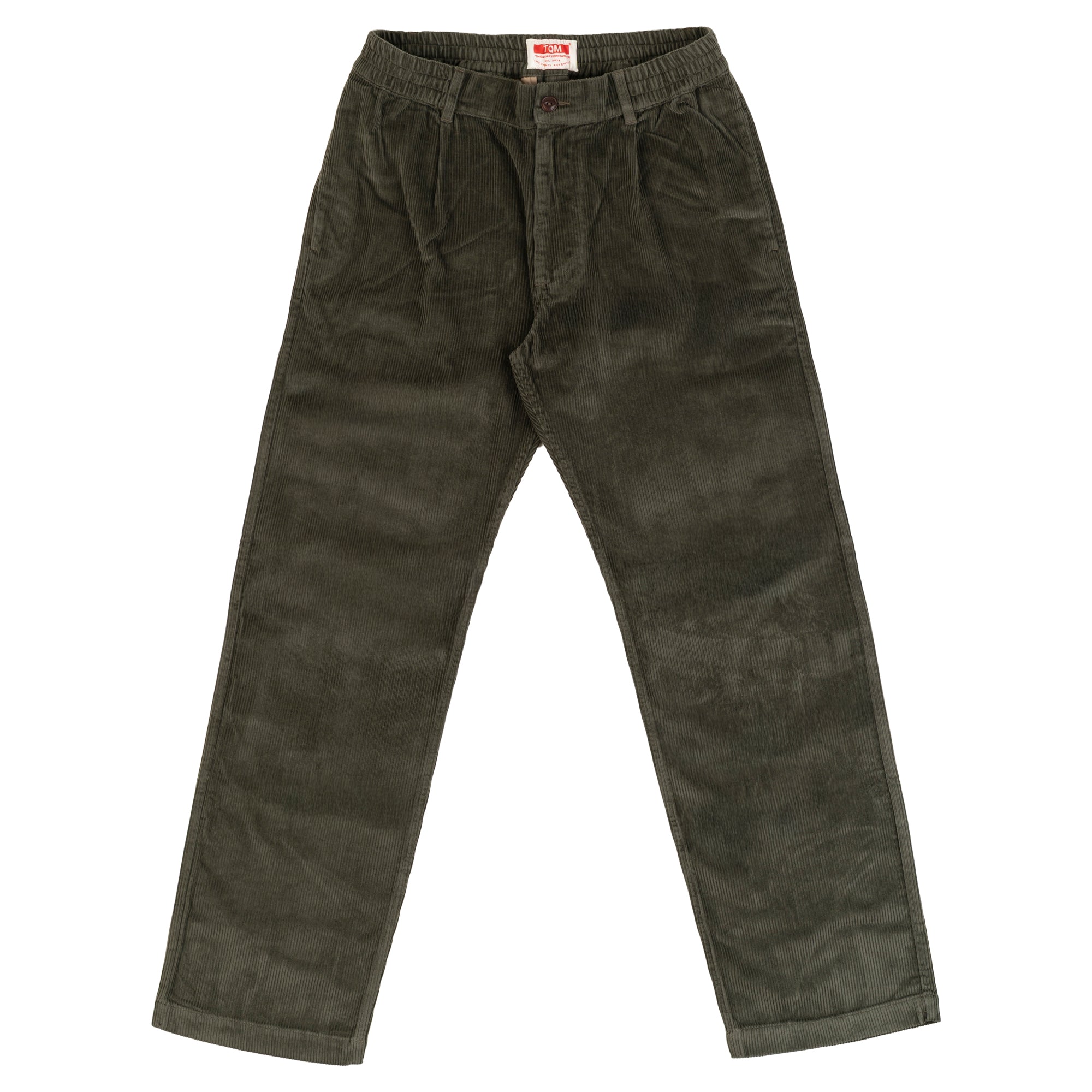 NEW French Chino Green Corduroy