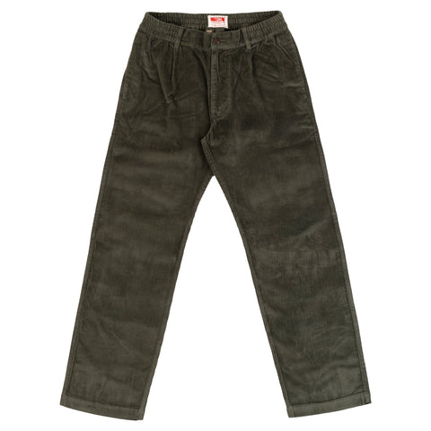 NEW French Chino Green Corduroy