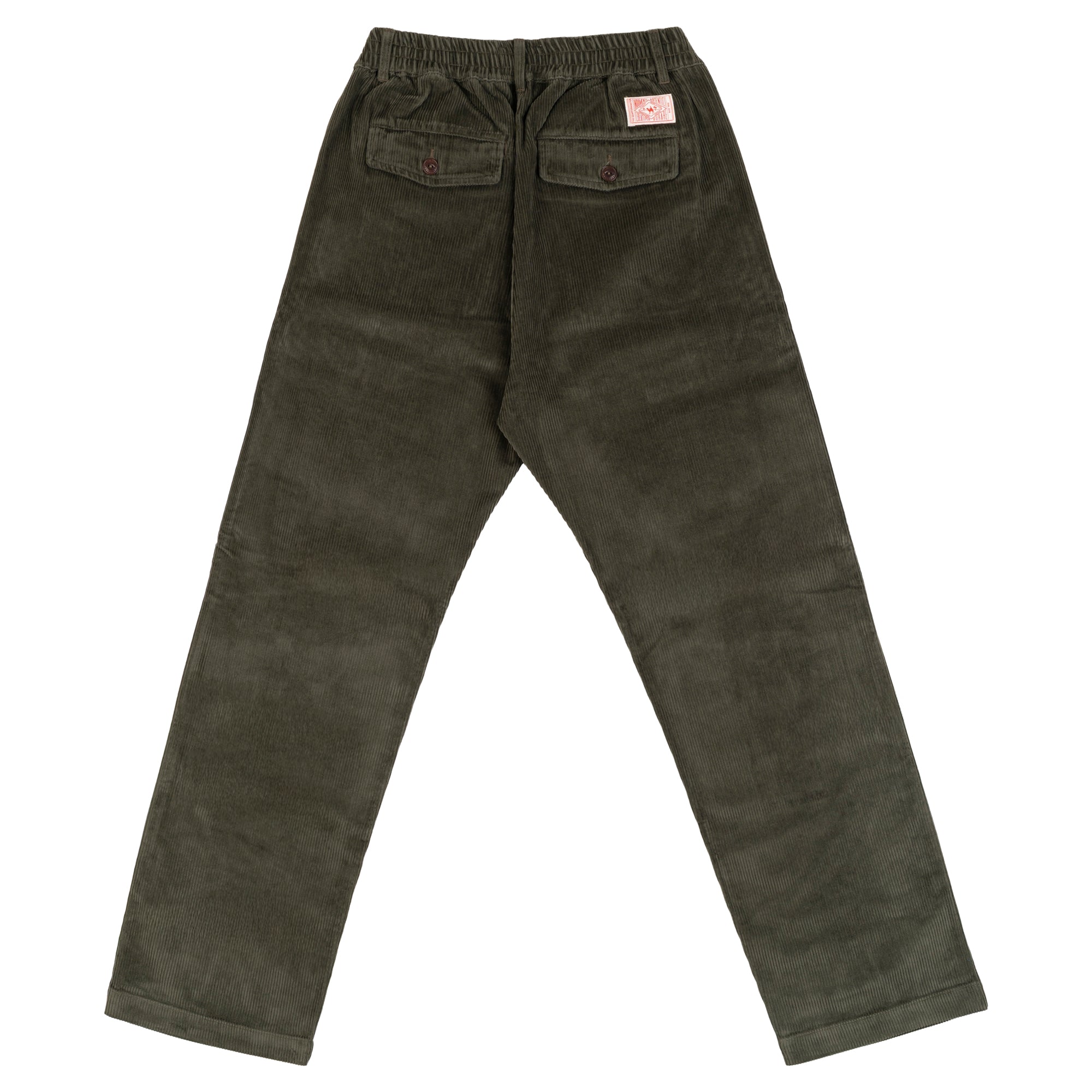 NEW French Chino Green Corduroy