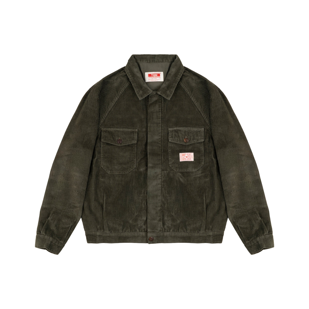 NEW Italian Work Jacket Green Corduroy