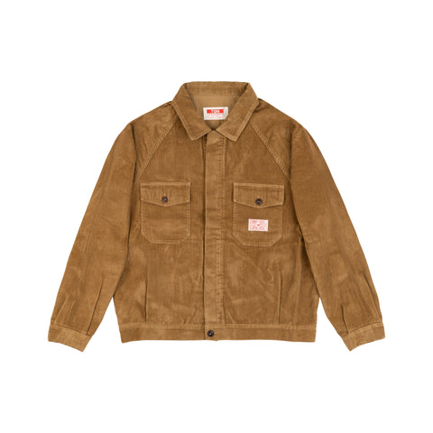 NEW Italian Work Jacket Tobacco Corduroy