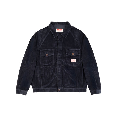 NEW Italian Work Jacket Blue Corduroy