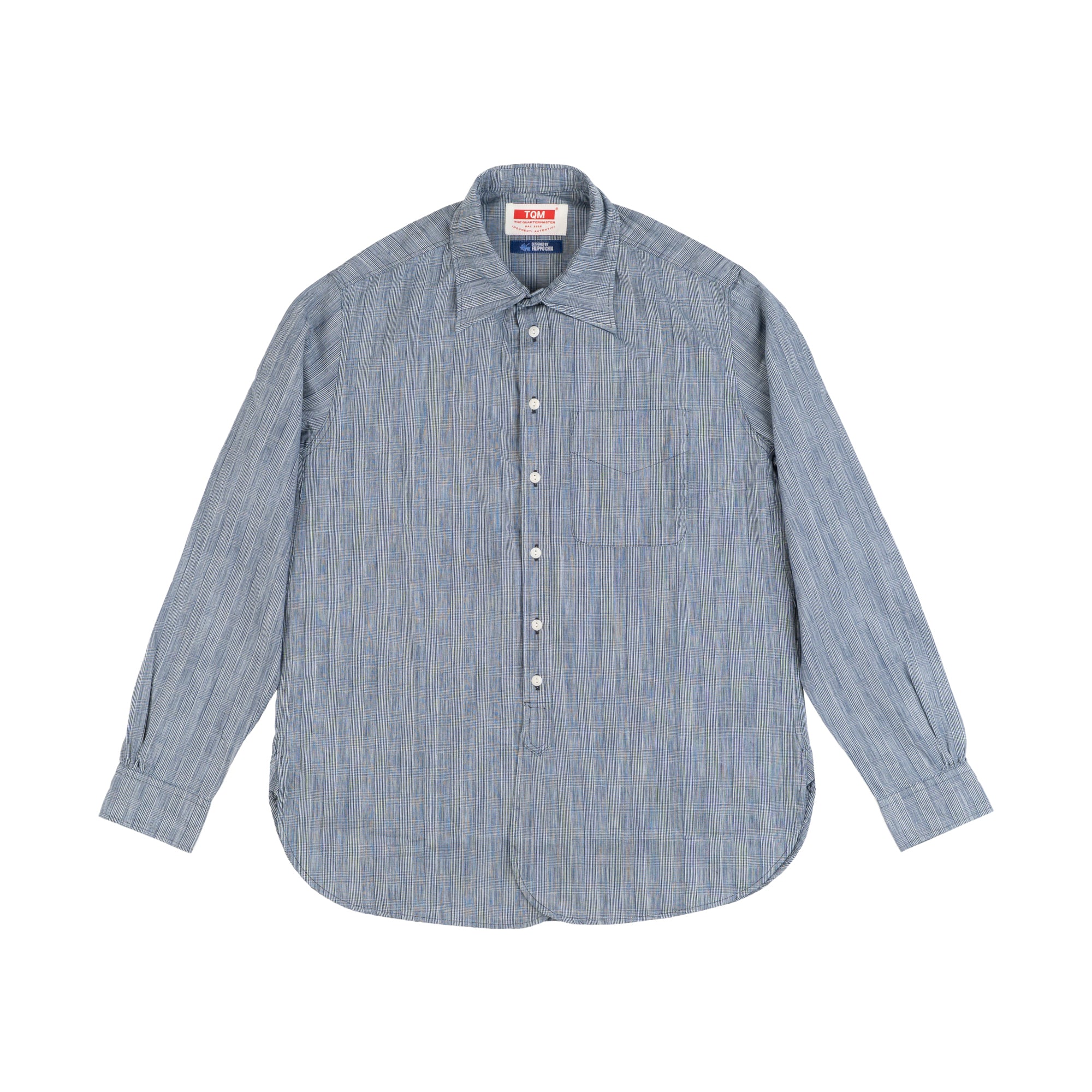Rustler Rhapsody Work Shirt by Filippo Chia Checked Indigo