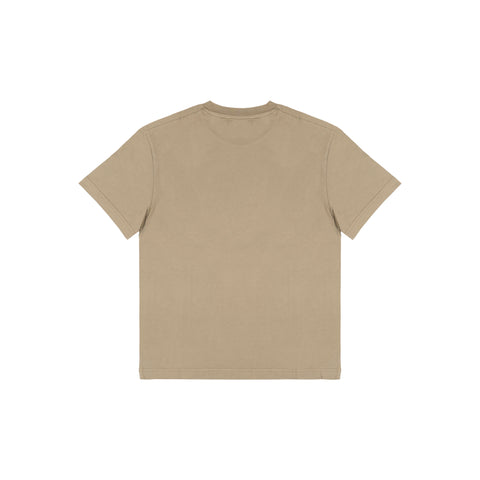 T-Shirt Khaki 100% cotone organico LOGO
